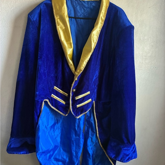 Disney Men's Blue and Gold Beast Costume- beauty and the beast - Picture 7 of 8